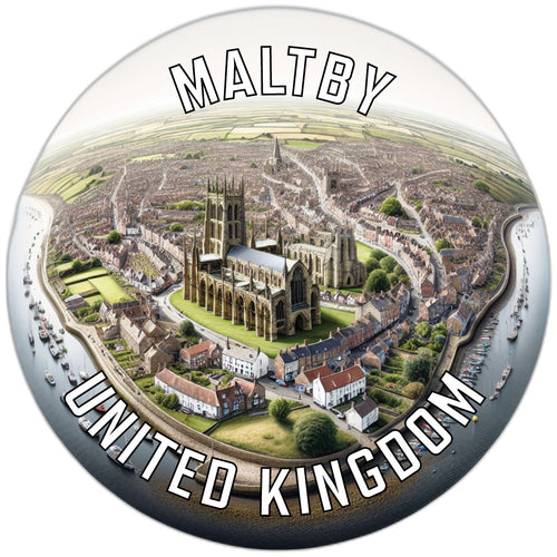Maltby United Kingdom Souvenir Vinyl Decal Sticker 3-Inch