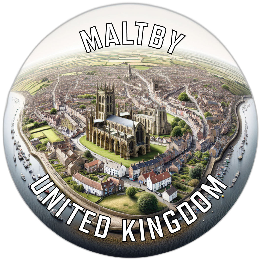 Maltby United Kingdom Souvenir Vinyl Decal Sticker 3-Inch
