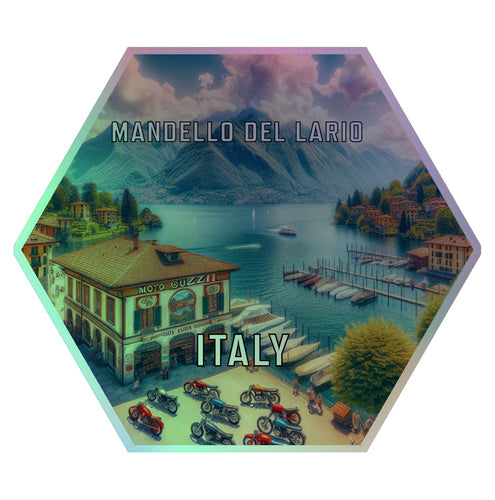 Mandello del Lario Italy Souvenir Vinyl Decal Sticker 4-Inch
