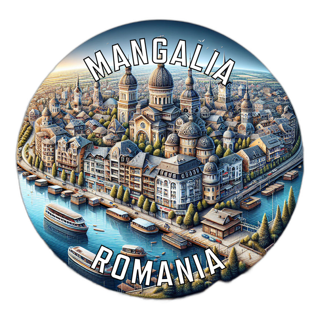 Mangalia Romania Souvenir Die Cut Flat Magnet 2-Inch