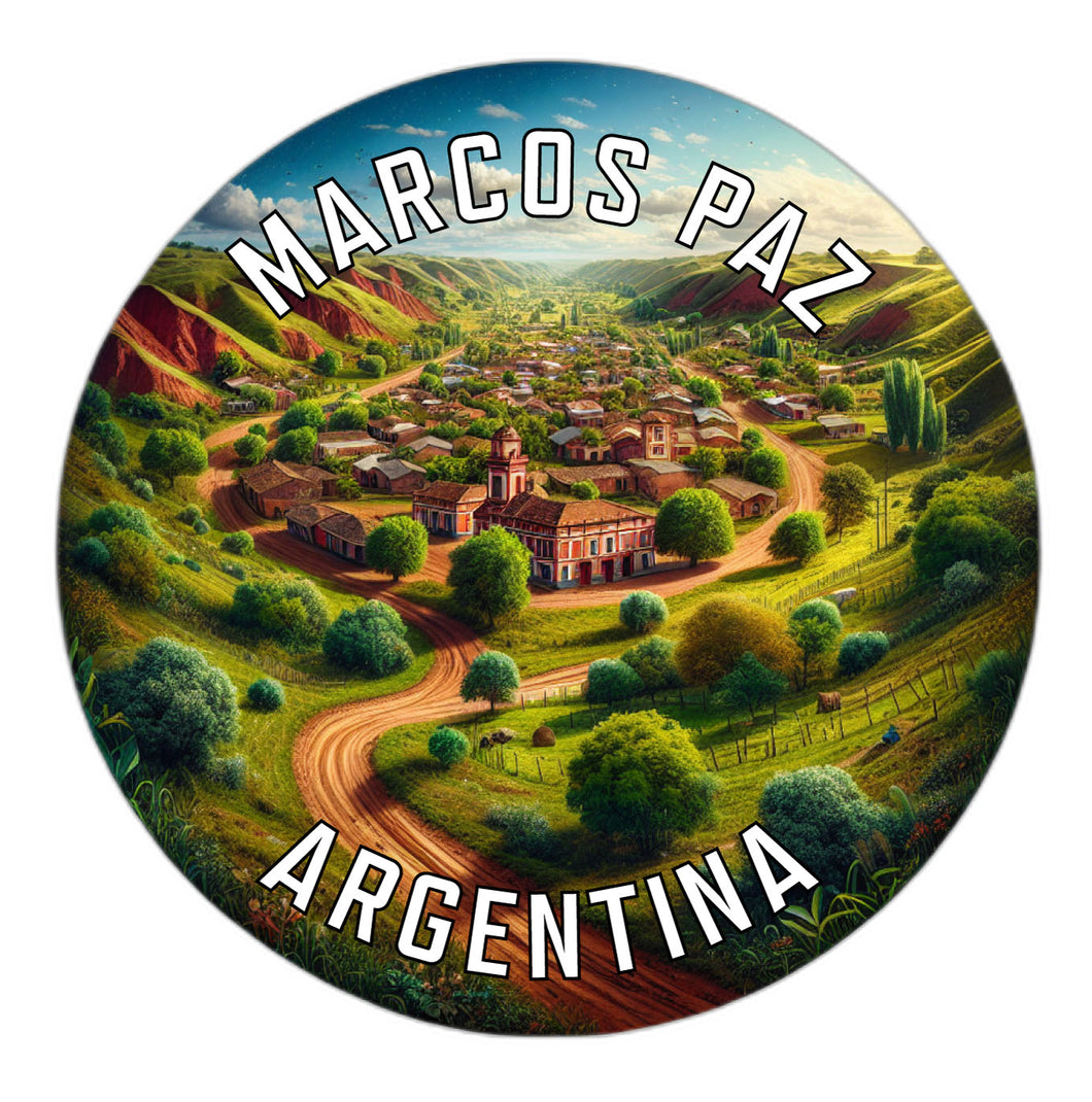 Marcos Paz Argentina Souvenir Die Cut Flat Magnet 2-Inch
