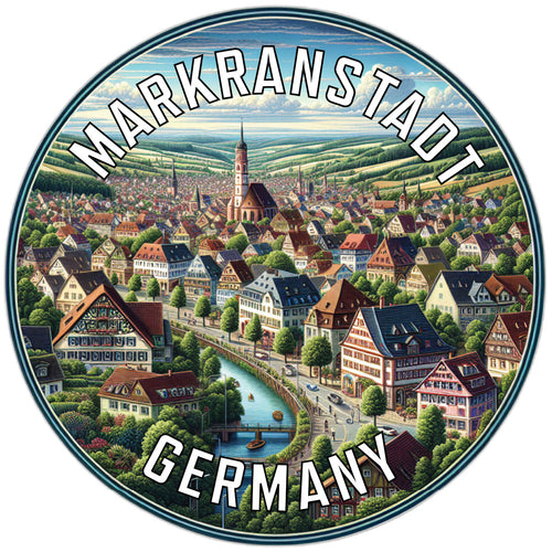 Markranstadt Germany Souvenir Vinyl Decal Sticker 3-Inch