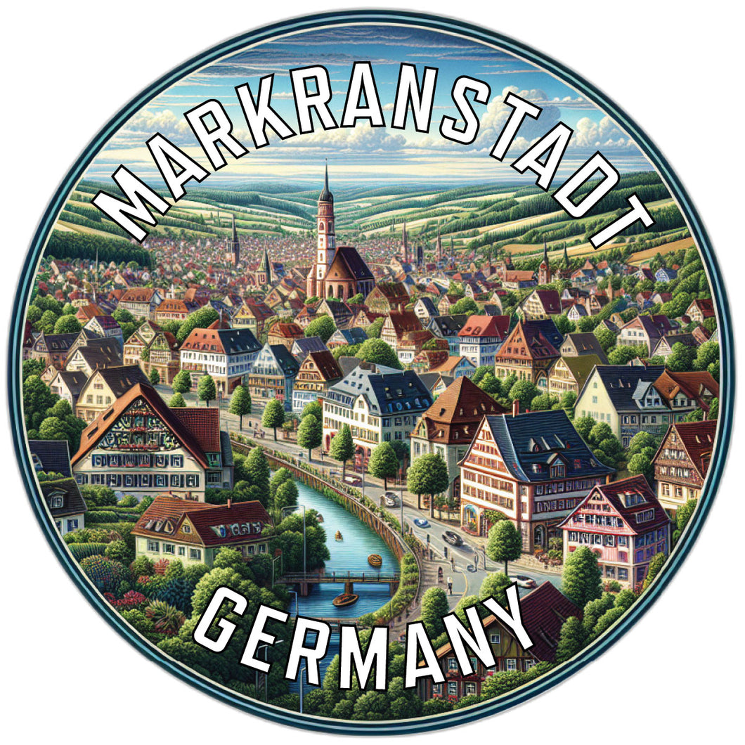 Markranstadt Germany Souvenir Vinyl Decal Sticker 3-Inch