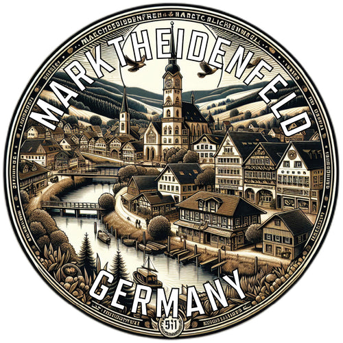 Marktheidenfeld Germany Souvenir Vinyl Decal Sticker 4-Inch