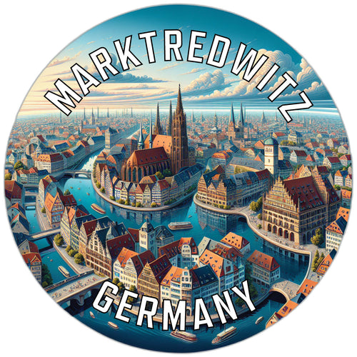 Marktredwitz Germany Souvenir Vinyl Decal Sticker 6-Inch