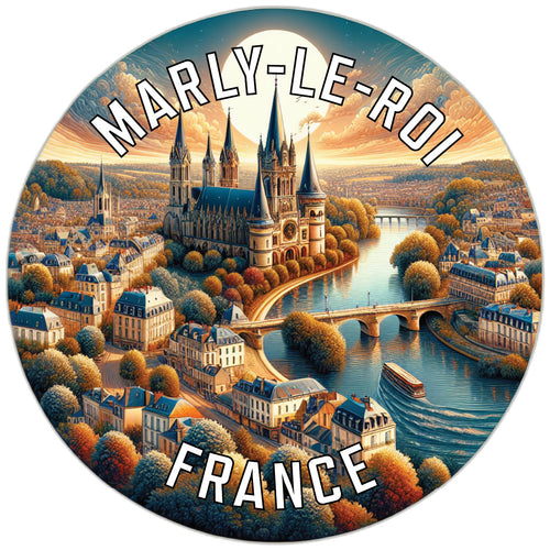 Marly le Roi France Souvenir Vinyl Decal Sticker 2-Inch