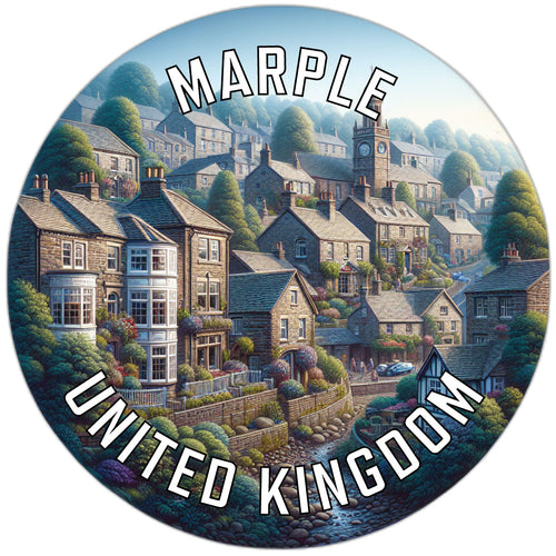 Marple United Kingdom Souvenir Vinyl Decal Sticker 6-Inch