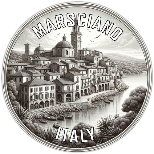 Marsciano Italy Souvenir Die Cut Flat Magnet 2-Inch