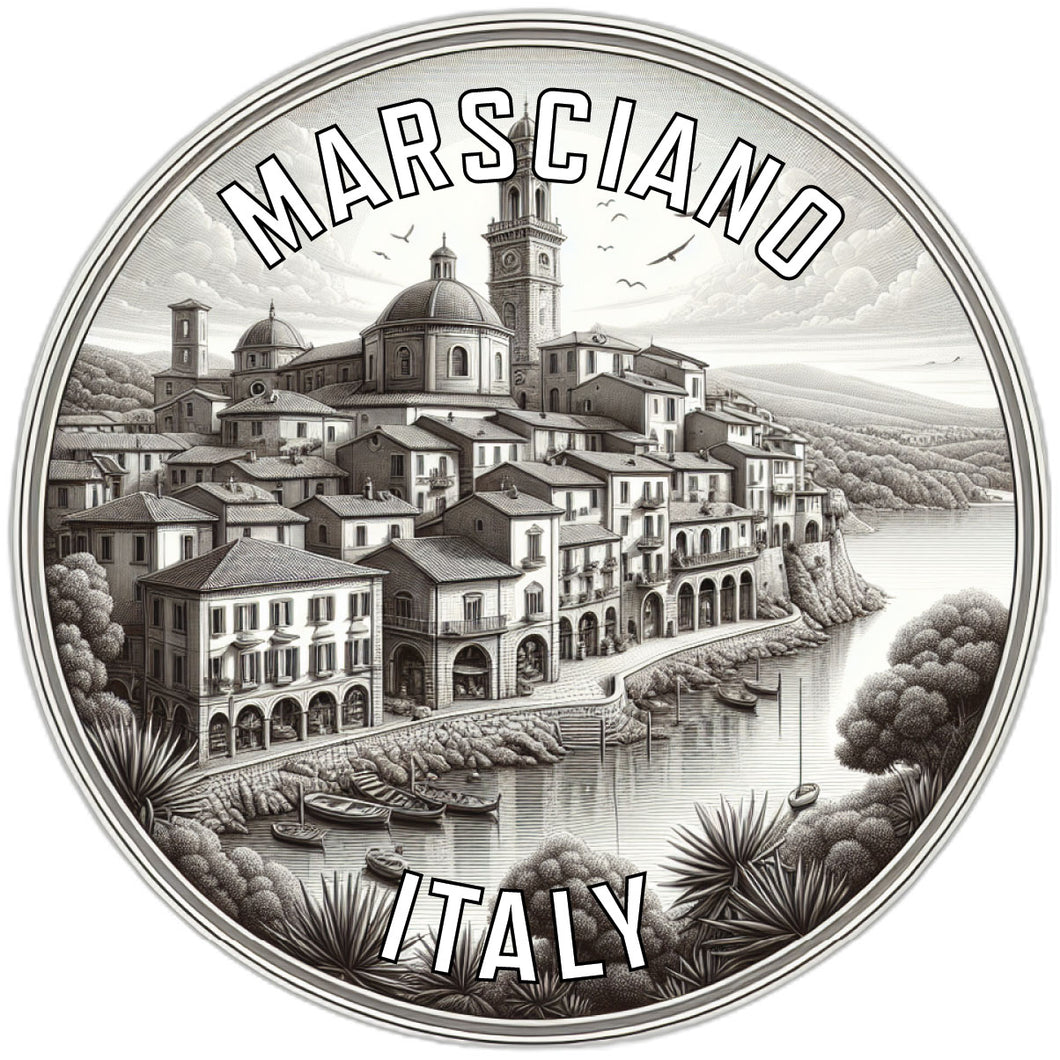 Marsciano Italy Souvenir Die Cut Flat Magnet 2-Inch