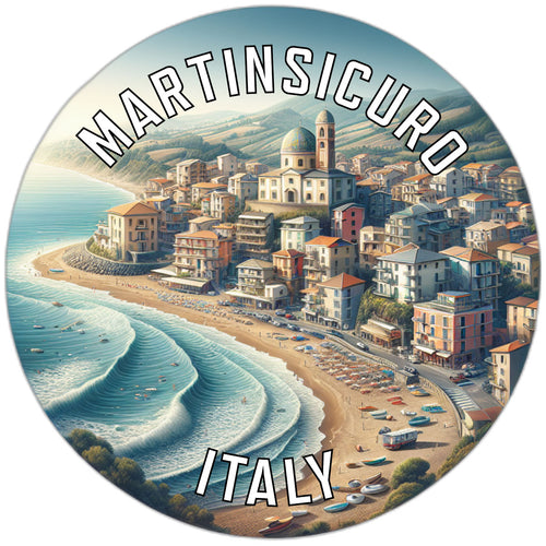 Martinsicuro Italy Souvenir Die Cut Flat Magnet 2-Inch