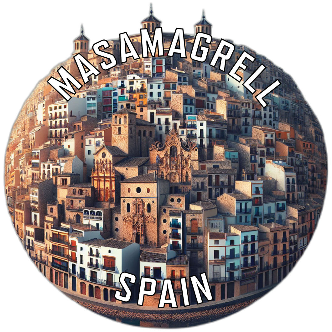 Masamagrell Spain Souvenir Die Cut Flat Magnet 2-Inch
