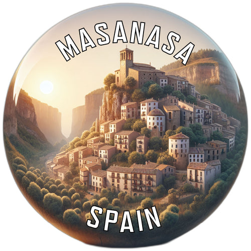 Masanasa Spain Souvenir Die Cut Flat Magnet 6-Inch
