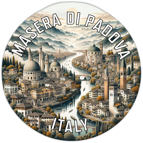 Masera di Padova Italy Souvenir Die Cut Flat Magnet 2-Inch