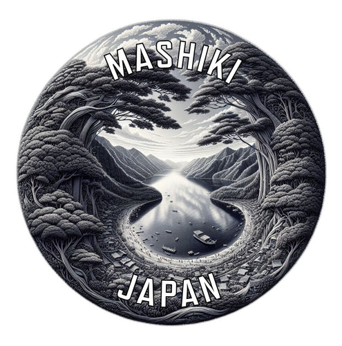 Mashiki Japan Souvenir Die Cut Flat Magnet 2-Inch