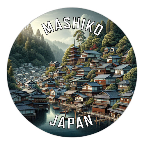 Mashiko Japan Souvenir Die Cut Flat Magnet 6-Inch