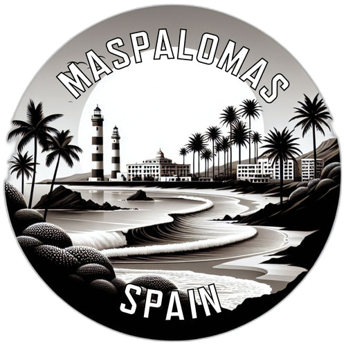 Maspalomas Spain Souvenir Die Cut Flat Magnet 6-Inch