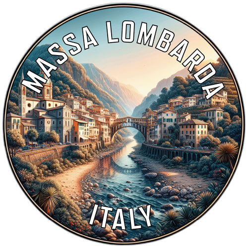 Massa Lombarda Italy Souvenir Die Cut Flat Magnet 2-Inch