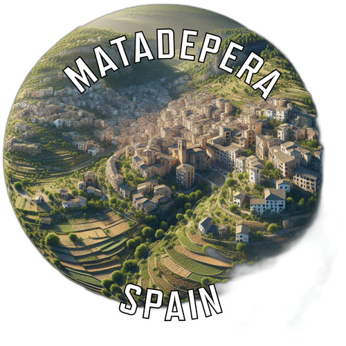 Matadepera Spain Souvenir Die Cut Flat Magnet 2-Inch