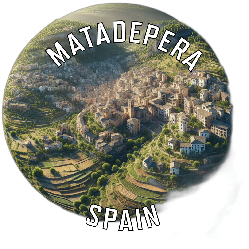 Matadepera Spain Souvenir Die Cut Flat Magnet 2-Inch