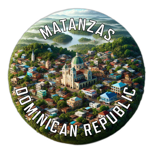 Matanzas Dominican Republic Souvenir Die Cut Flat Magnet 2-Inch