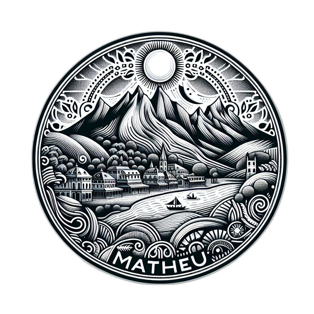 Matheu Argentina_updated Souvenir Die Cut Flat Magnet 6-Inch