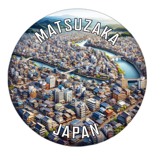 Matsuzaka Japan Souvenir Die Cut Flat Magnet 6-Inch