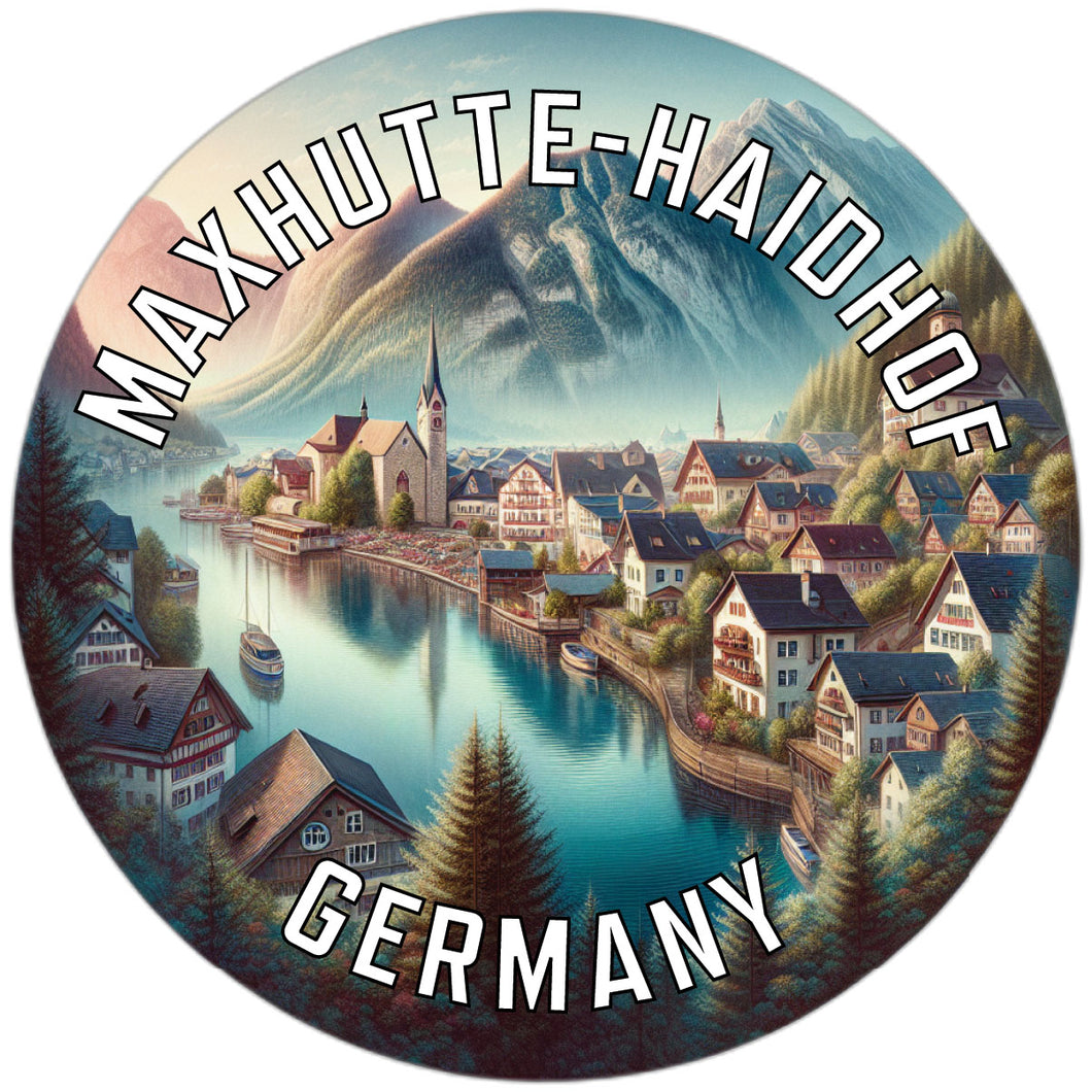 Maxhutte Haidhof Germany Souvenir Die Cut Flat Magnet 2-Inch