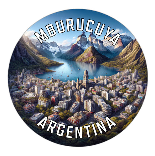Mburucuya Argentina Souvenir Die Cut Flat Magnet 2-Inch