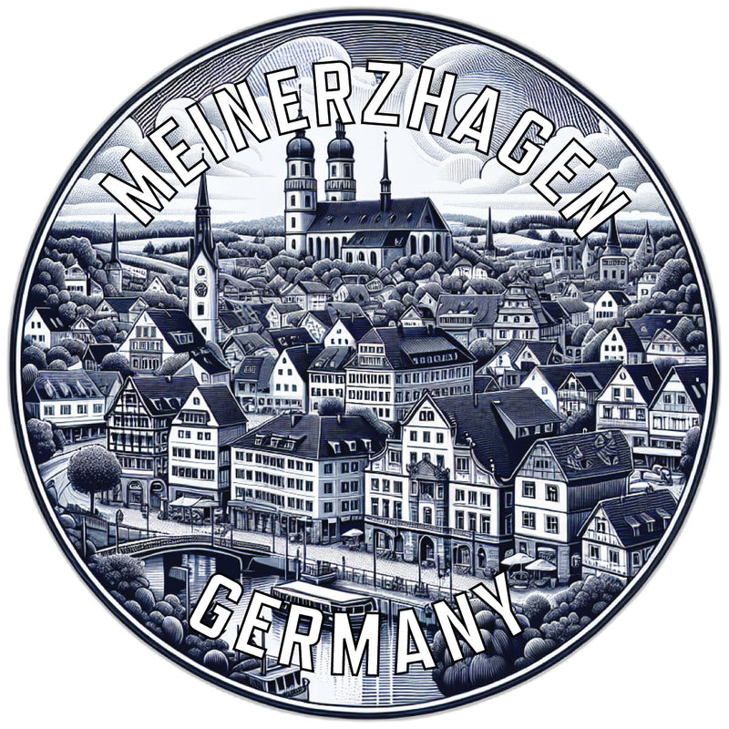 Meinerzhagen Germany Souvenir Die Cut Flat Magnet 2-Inch