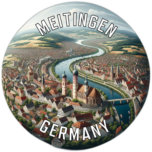 Meitingen Germany Souvenir Vinyl Decal Sticker 2-Inch