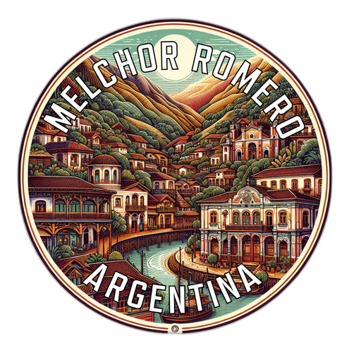 Melchor Romero Argentina Souvenir Vinyl Decal Sticker 2-Inch