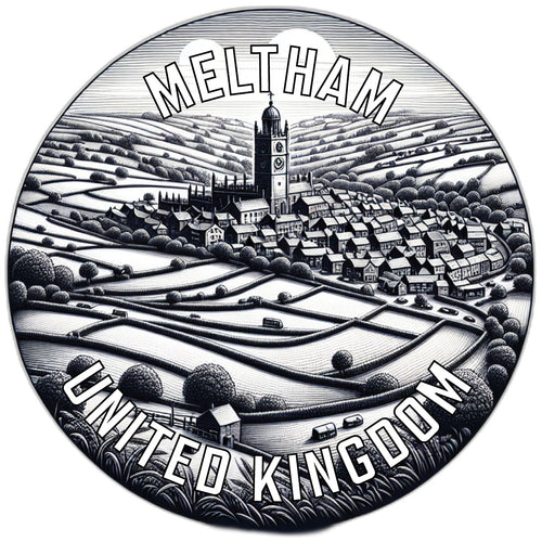 Meltham United Kingdom Souvenir Vinyl Decal Sticker 2-Inch