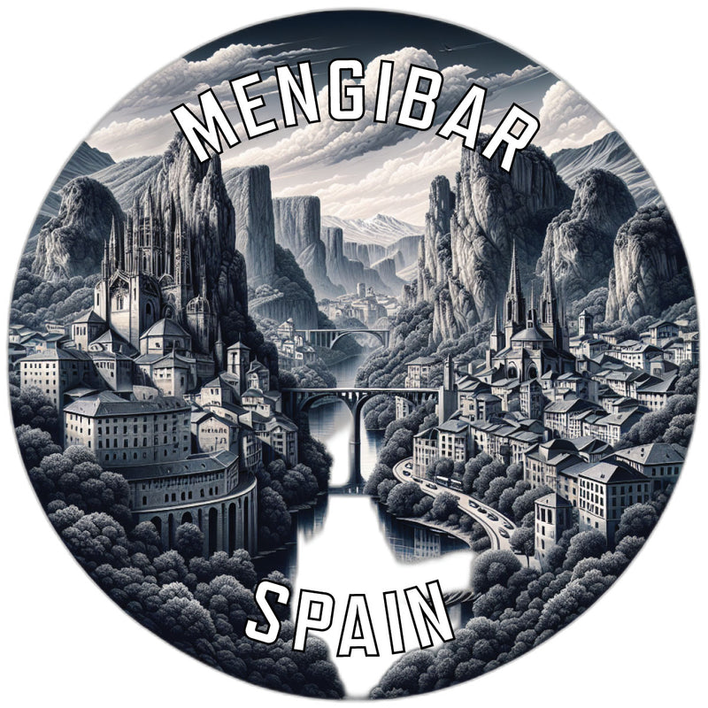 Mengibar Spain Souvenir Die Cut Flat Magnet 6-Inch