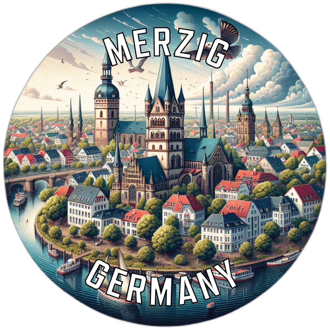 Merzig Germany Souvenir Vinyl Decal Sticker 6-Inch