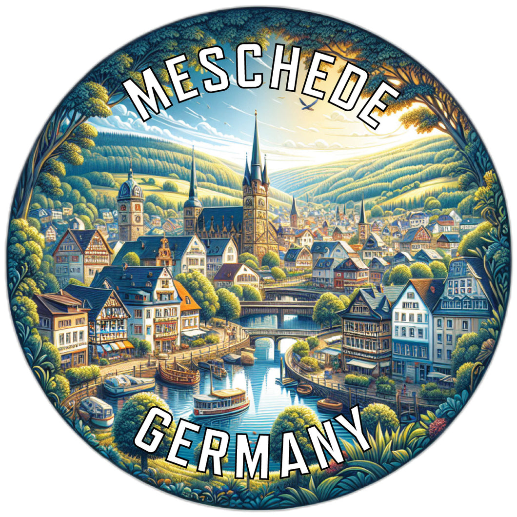 Meschede Germany Souvenir Vinyl Decal Sticker 6-Inch