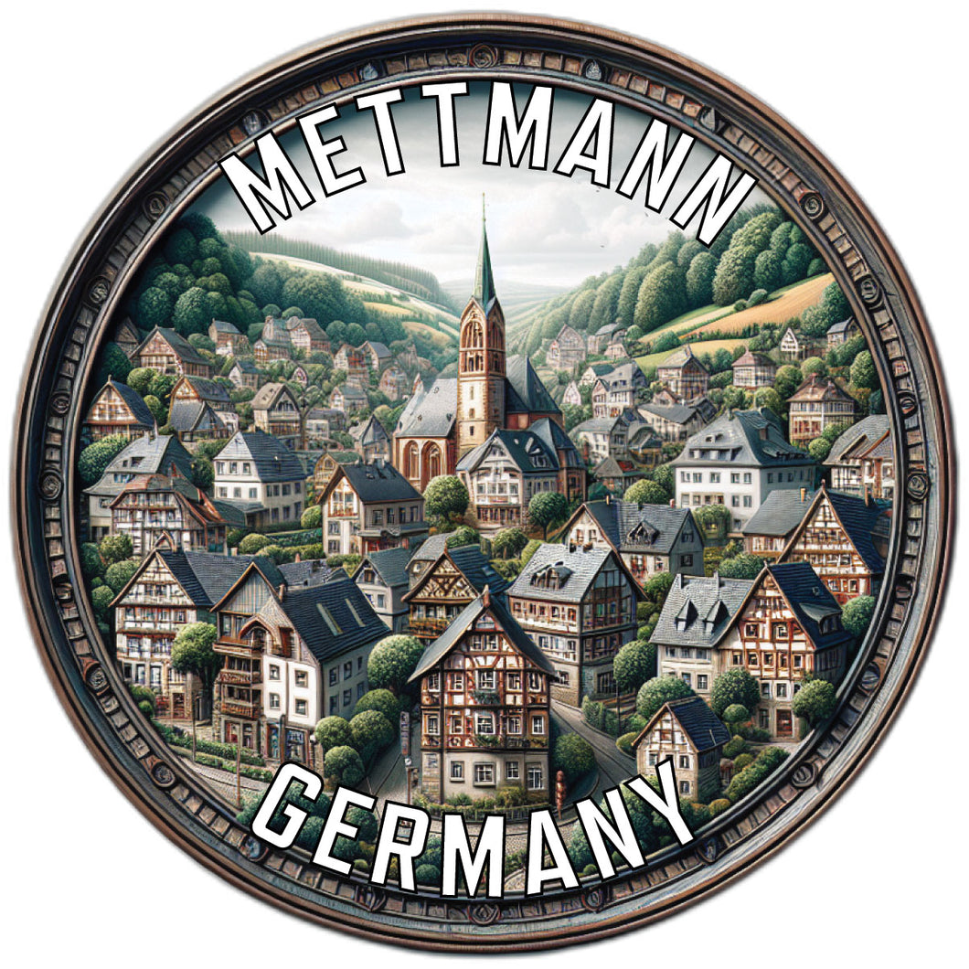 Mettmann Germany Souvenir Vinyl Decal Sticker 6-Inch