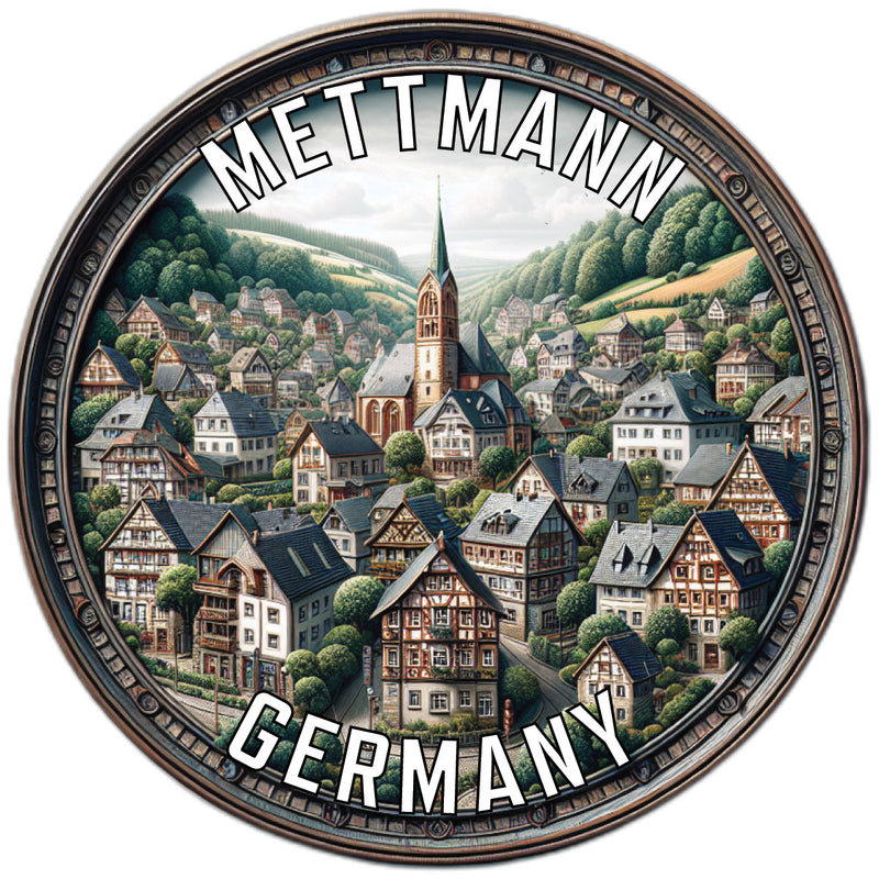 Mettmann Germany Souvenir Vinyl Decal Sticker 6-Inch