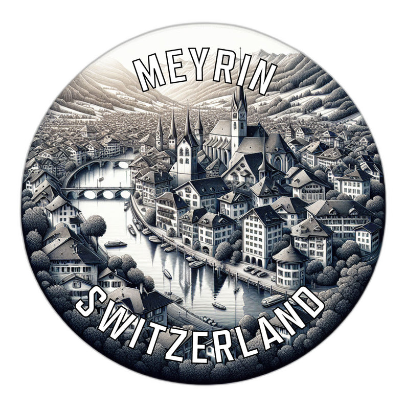 Meyrin Switzerland Souvenir Vinyl Decal Sticker 2-Inch