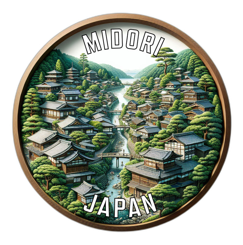 Midori Japan Souvenir Vinyl Decal Sticker 2-Inch