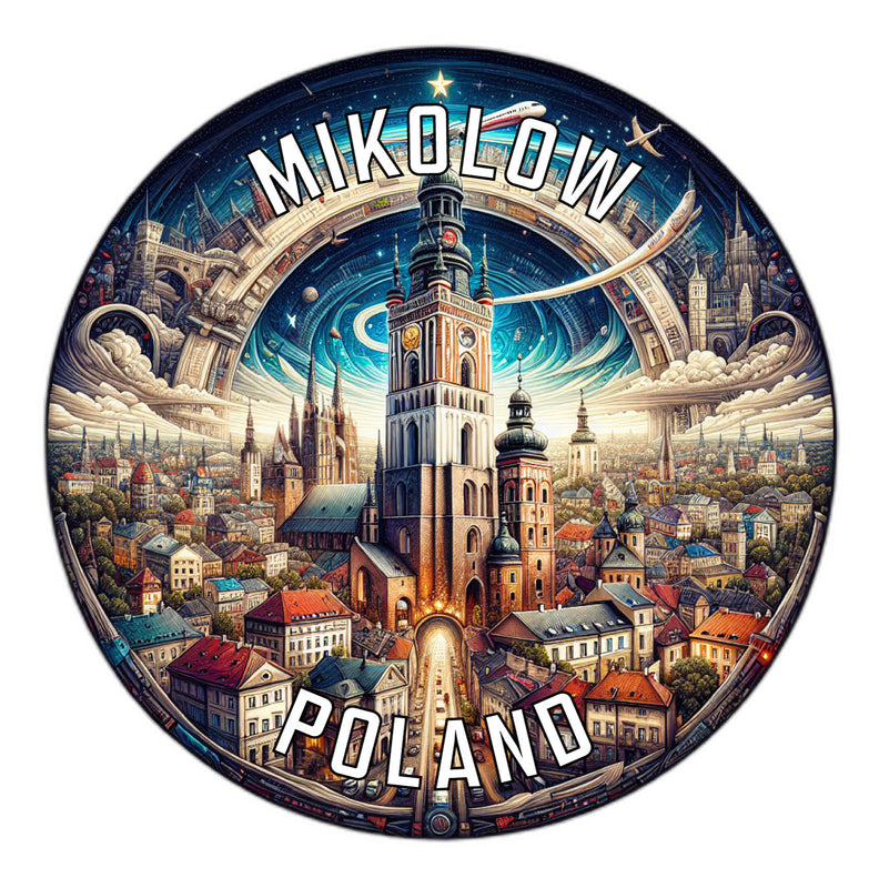 Mikolow Poland Souvenir Vinyl Decal Sticker 6-Inch