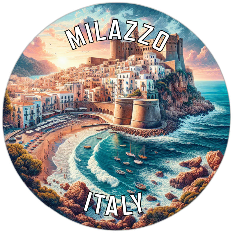 Milazzo Italy Souvenir Vinyl Decal Sticker 2-Inch