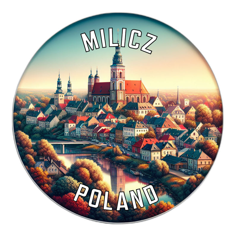 Milicz Poland Souvenir Vinyl Decal Sticker 6-Inch