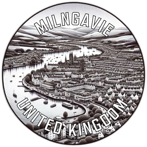 Milngavie United Kingdom Souvenir Die Cut Flat Magnet 2-Inch