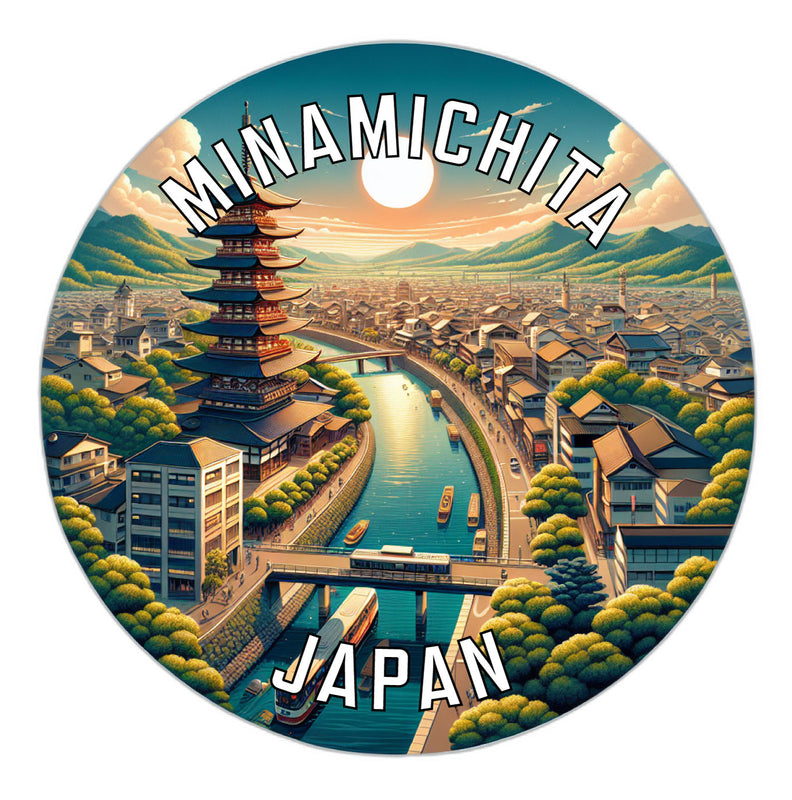 Minamichita Japan Souvenir Vinyl Decal Sticker 2-Inch
