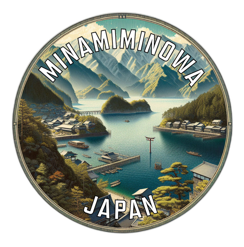 Minamiminowa Japan Souvenir Die Cut Flat Magnet 2-Inch