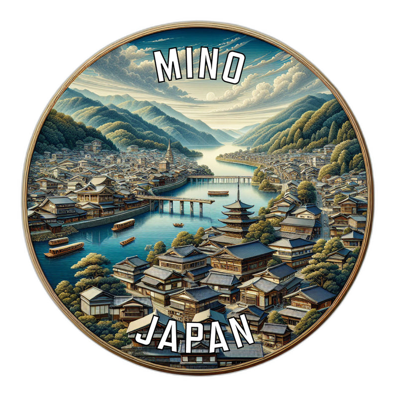 Mino Japan Souvenir Vinyl Decal Sticker 2-Inch