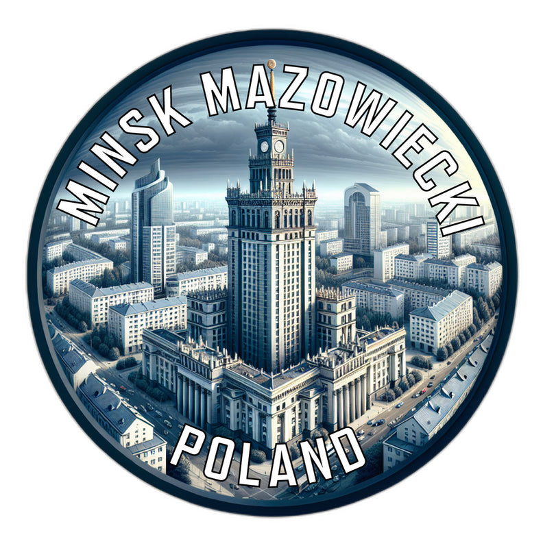Minsk Mazowiecki Poland Souvenir Vinyl Decal Sticker 2-Inch
