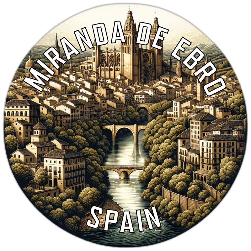 Miranda de Ebro Spain Souvenir Die Cut Flat Magnet 6-Inch