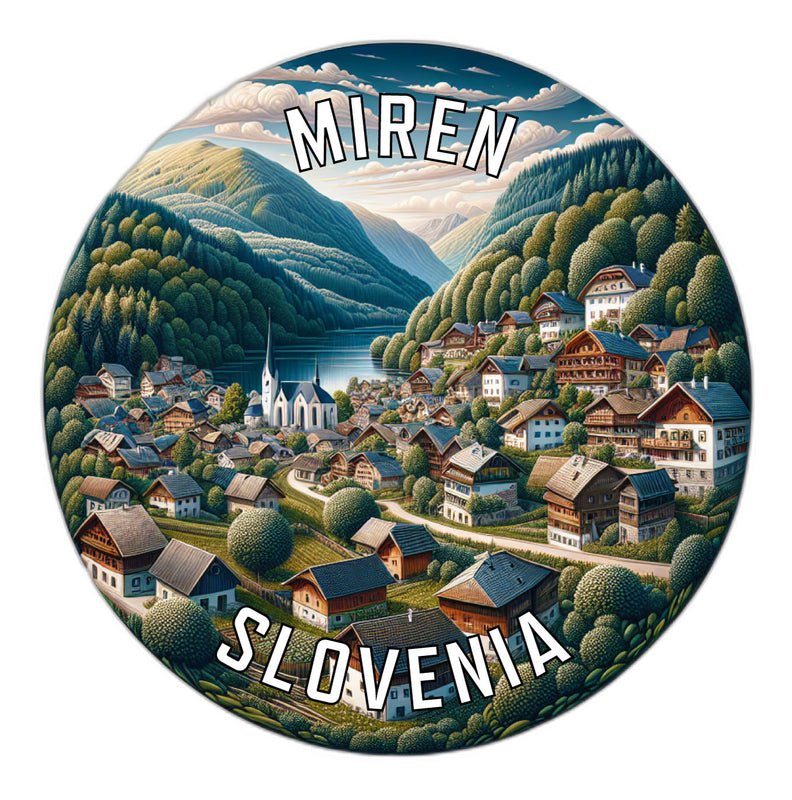 Miren Slovenia Souvenir Vinyl Decal Sticker 2-Inch