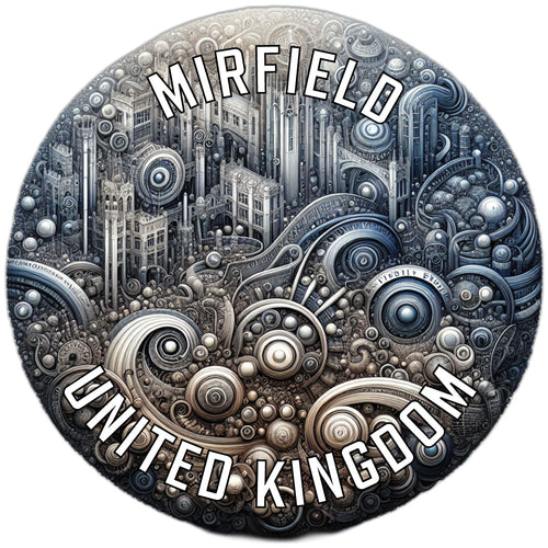 Mirfield United Kingdom Souvenir Vinyl Decal Sticker 6-Inch